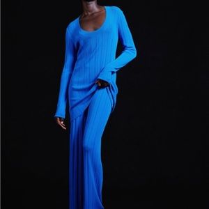 Zara Ruby blue women’s pants set, Top S & Pant M